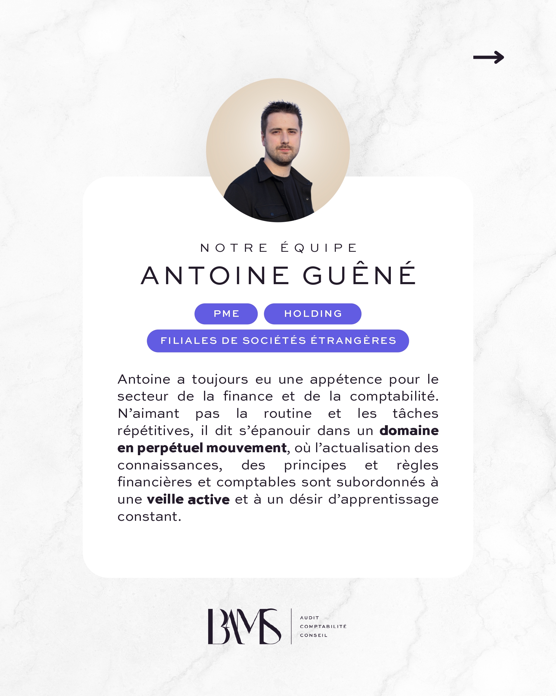 Place à nos talents – Antoine GUÊNÉ – Chef de mission Expertise-Comptable chez BAMS & Associés